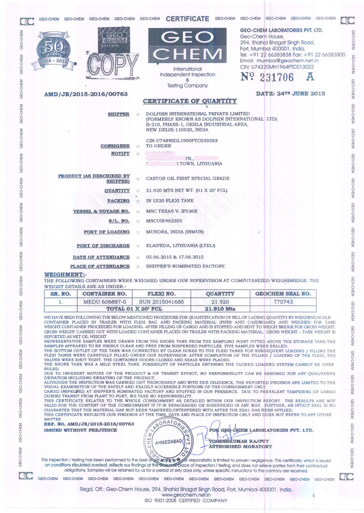 Certificate-Quality-GEOCHEM