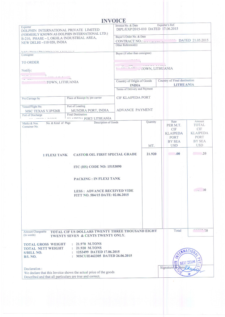invoice